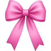 pink bow sticker