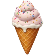 Ice cream sprinkles sticker