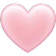 Light pink heart sticker