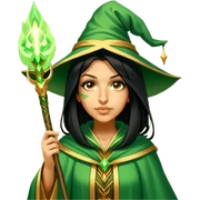 Verdant Wizard sticker