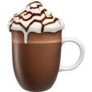Hot chocolate sticker