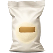 Small package of flour sticker