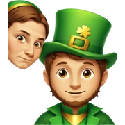 Celebratory Leprechaun sticker
