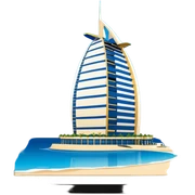 Burj al arab  sticker