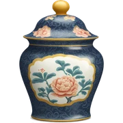 Chinoiserie vintage pot sticker