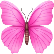 Butterfly wings pink  sticker