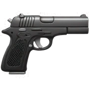 Toy pistol sticker