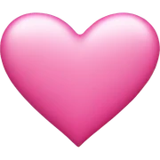 Pink love heart sticker