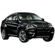 one black bmw x6 sticker