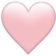 Light pink heart  sticker
