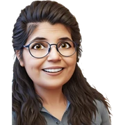 smiling girls with glasses indoors sticker