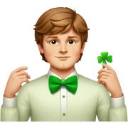 Stylish Leprechaun sticker