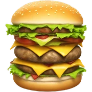 Stone eating a burger  sticker