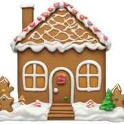 gingerbread house sticker