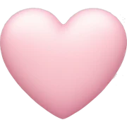 Pastel pink heart sticker