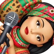 Colorful Singer sticker