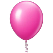 pink balloon sticker