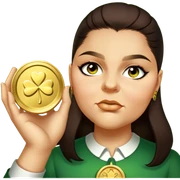 Golden Token sticker