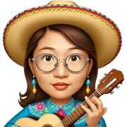 Mariachi Guitarist sticker