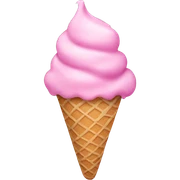 pink icecream sticker