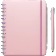 pastel pink notebook sticker