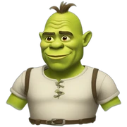 drug addicted shrek sticker