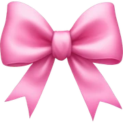 pink bow sticker