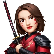 Fierce Samurai sticker