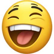 Laughing emoji sticker