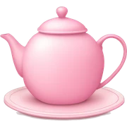 Light pink tea tray sticker