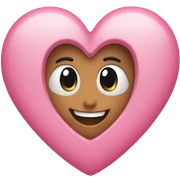 pink heart  sticker