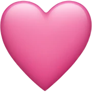 Pink heart sticker