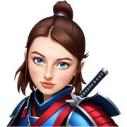 Fierce Samurai sticker