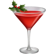 Christmas drink martini  sticker