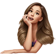 realistic portrait of girl sticker