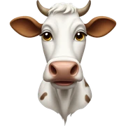 Cow sticker