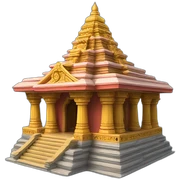 Hindu temple sticker