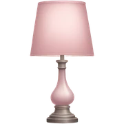 Pale pink lamp sticker