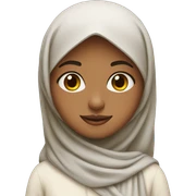 Muslim girl sticker