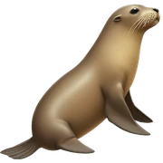 swimming sea lion sticker