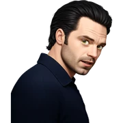 realistic portrait of a man sticker