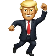 Donald trump dancing  sticker