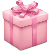 light pink package sticker