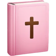 soft pink bible sticker