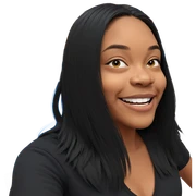 smiling girl in black shirt sticker