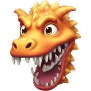 Gas dragon  sticker