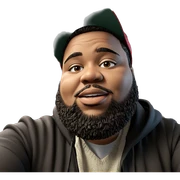 bearded boy in hat sticker
