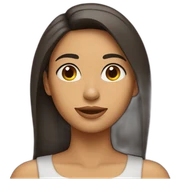Mujer morena sticker