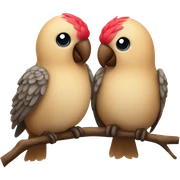 love birds sticker