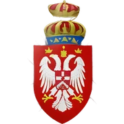 Serbia flag sticker